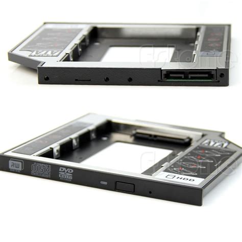 1pc Universal 95mm Sata 2nd Hdd Ssd Hard Drive Caddy For Cd Dvd Rom Optical Bay Grandado