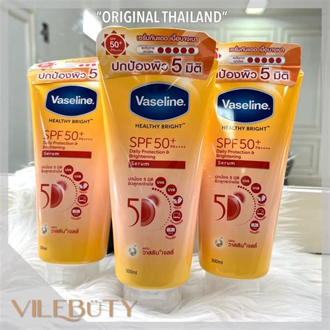 Jual VILEBUTY VASELINE HEALTHY BRIGHT SPF 50 PA DAILY PROTECTION