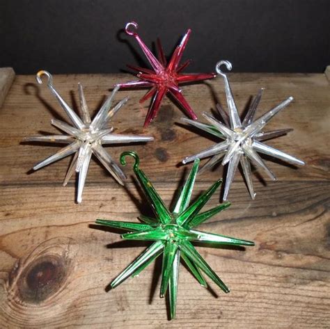 Sputnik Christmas Ornament Atomic Starburst 1950s Mid Century Etsy Ceramic Christmas Trees