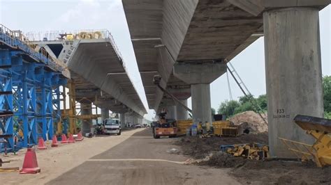 Vijayawada Bypass Video 3km Bridge Across The Krishna River Oct 2023