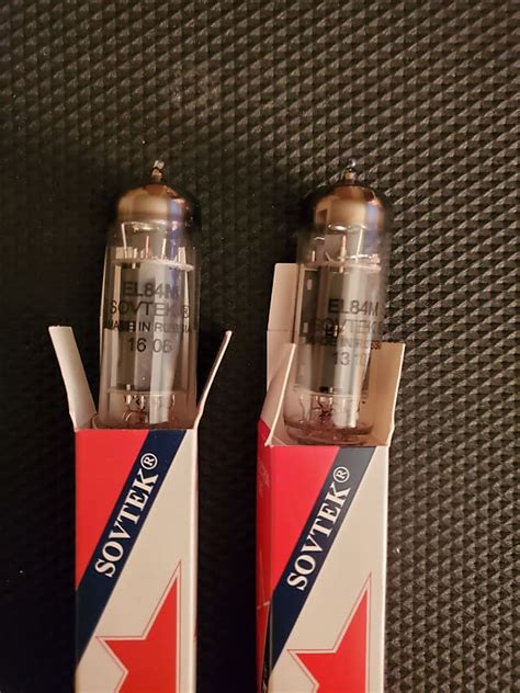 Sovtek EL84MPL 6BQ5WA Power Tubes Matched Pair Reverb