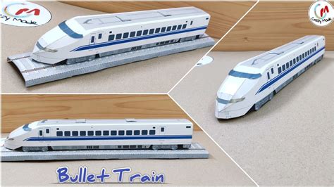 How To Make Simple And Easy Paper Bullet Train Diy Paper Japan Train