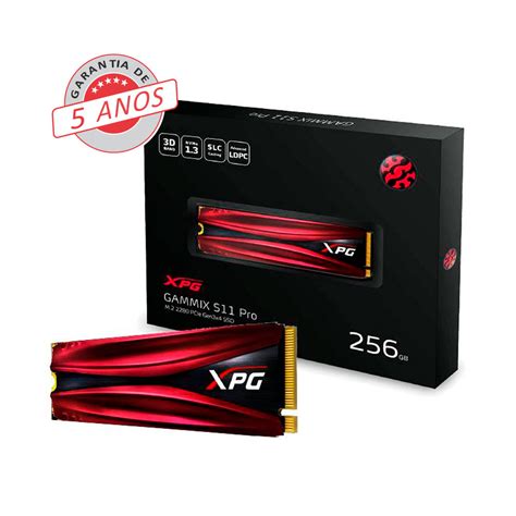 Hd Ssd Adata M 2 256gb Xpg Gammix S11 Pro Pci E Gen3x4 Leitura 3500MB S