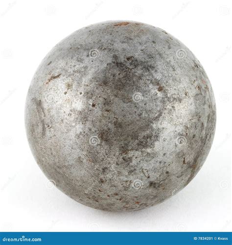 An Old Metal Sphere Stock Image 7834201