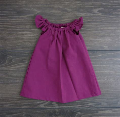 Baby Girl Clothes / Purple Baby Dress / Organic Baby Clothes / - Etsy