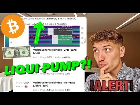 BITCOIN PUMP Durch Positive INFLATIONSDATEN Krypto Trading News