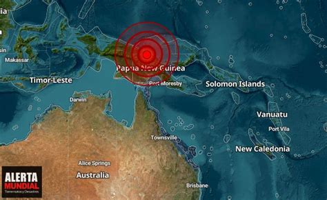 Un Fuerte Terremoto De Golpea La Regi N De Nueva Guinea Seg N El Usgs