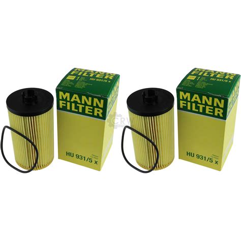 Mann Filter HU931 5x Cross Reference Oil Filters Oilfilter