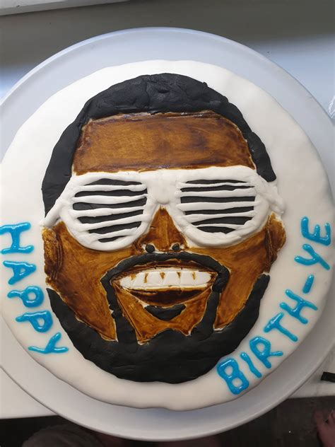 My Mum Made Me A Kanye Birthday Cake R Kanye