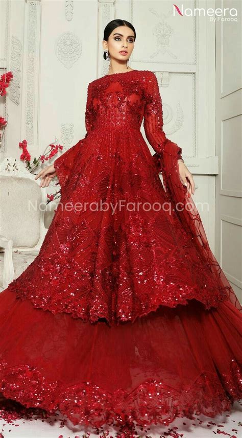 Pin By Secret Writer On Bridal Wear Red Bridal Dress Bridal Lehenga