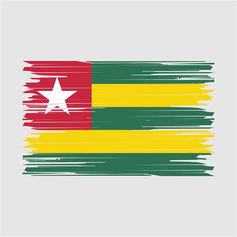 Togo Flag Brush 21484523 Vector Art at Vecteezy