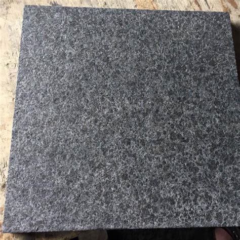 G684 Black Granite Flamed Paving Stone Natural Granite Tile Wholesale