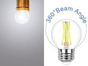 Winshine Dimmable A15 Led Bulb 40W Equivalent Led Edison Bulb 5000K 4W