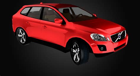 Volvo Xc60 Car 3d Model 19 Max 3ds Fbx Obj Free3d