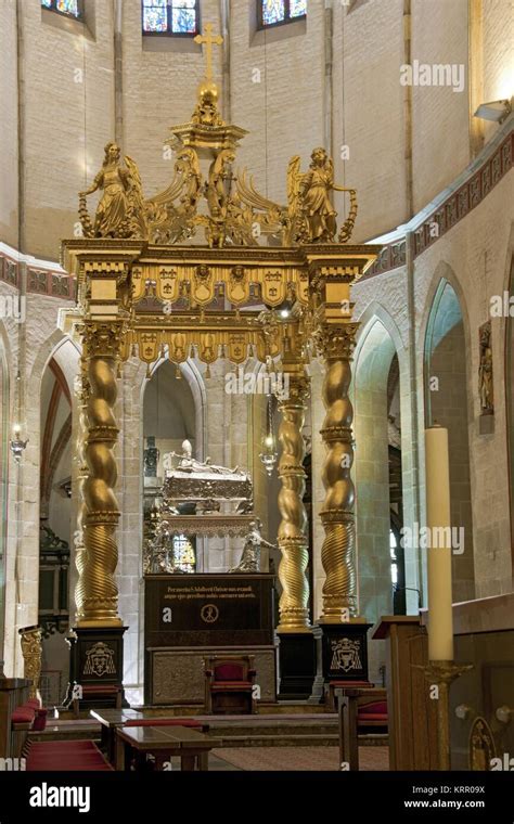 Royal Gniezno Cathedral S Interior With Sarcophagus St Adalbert