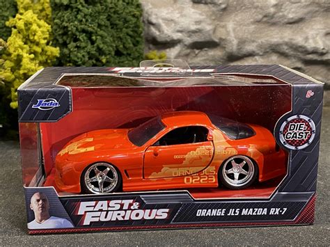 Scale See Text Fast Furious Orange Jls Mazda Rx Fr Jada