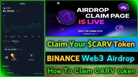 Binance Web Carv Airdrop Claim Your Carv Token Binance Web To