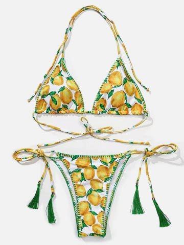 2022 Majolica Print Holiday Bikini Set Blue S In Bikini Sets Online Store Best For Sale