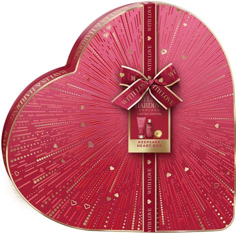 Baylis & Harding Midnight Cherry Luxury Heart Keepsake Gift Box Gift