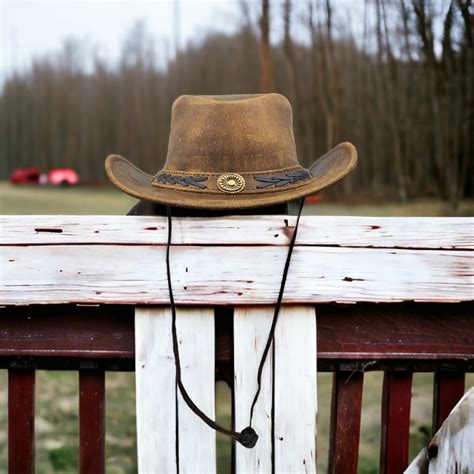 Cowboy Hat Australian Western Crazy vintage Horse... - Depop