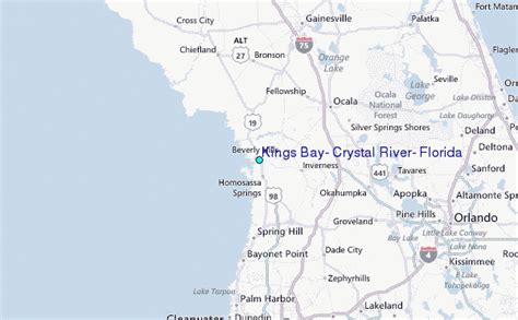 Kings Bay, Crystal River, Florida Tide Station Location Guide