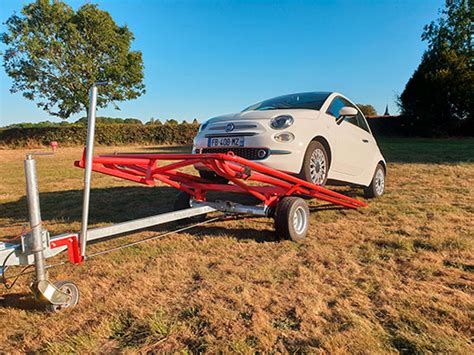 Remorque Et Voiture Pour Camping Car La Bissonnette