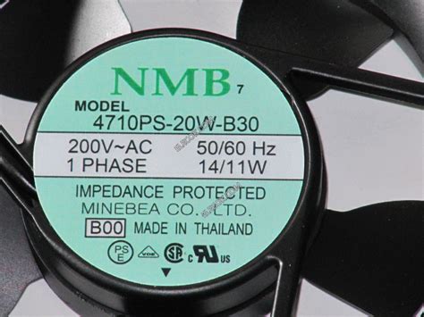 Nmb 4710ps 20w B30 200v 14 11w 2wires Cooling Fan