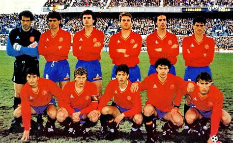 Selección de ESPAÑA Temporadas 1982 1983 a 1989 1990 Seleccion