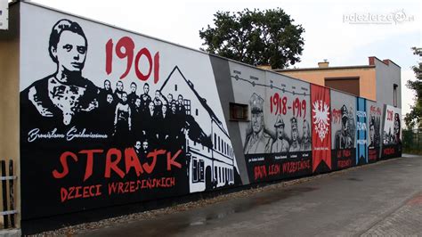 Atrakcja Turystyczna Zdj Cia Historyczny Mural We Wrze Ni