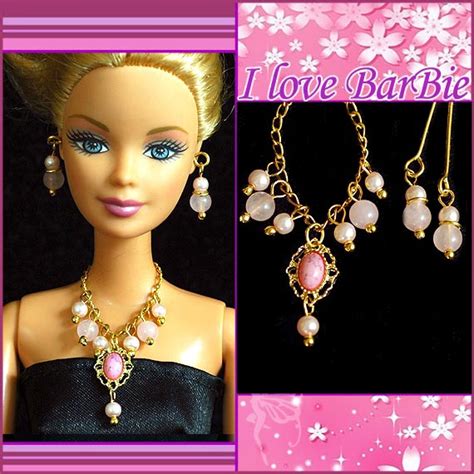 Handmade Barbie Doll Accessories Jewelry Set Necklace Earrings For Barbie Dolls Ebay