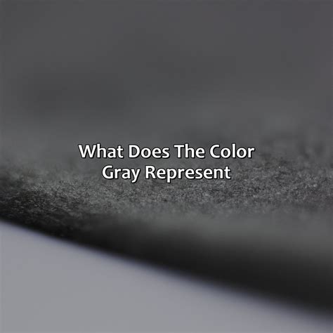 What Does The Color Gray Represent - colorscombo.com