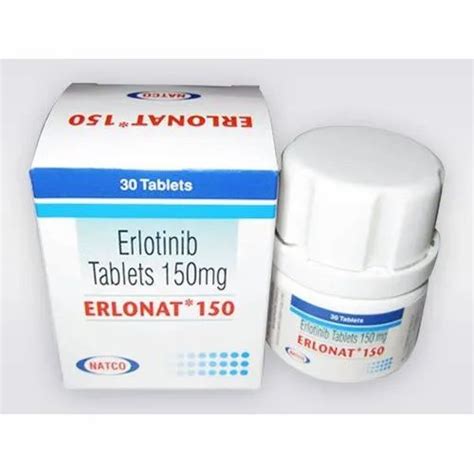 Erlotinib Erlonat 150 Mg Tablets Natco Pharma At Rs 9353 24 Bottle In