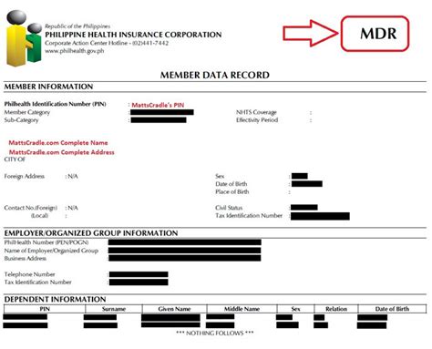 4 Ways to Get PhilHealth MDR - MattsCradle