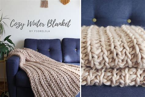 Cozy Winter Blanket Free Crochet Pattern