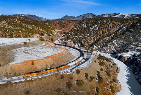 Radium Hot Spring A Healthy Sized 102 Car Bnsf Denver Pr Flickr