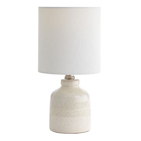 Natural And Ivory Ceramic Small Table Lamp Pier 1 Small Table Lamp