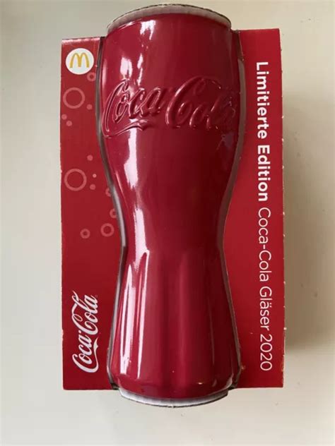 MC DONALDS COCA Cola Glas Rot Limitierte Edition 2020 NEU OVP McDonalds