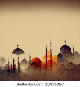 Islam Inspired Concept Art Muslim Religious Stock Illustration 2198781067 | Shutterstock