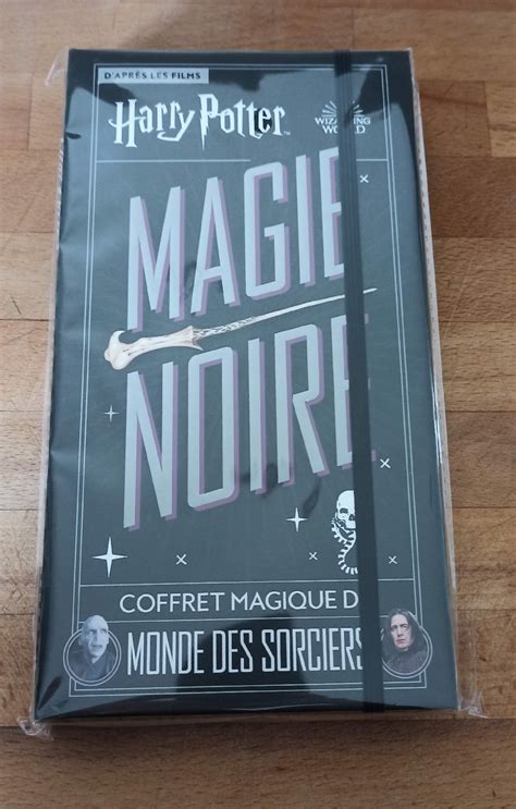 Mes 3 Loulous Harry Potter Magie Noire Coffret Magique Du Monde Des