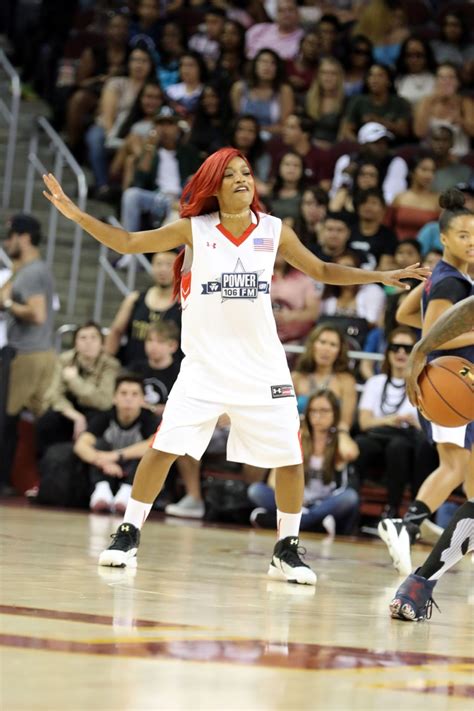 Keke Palmer At Power 106 Basketball Game In Los Angeles 09112016