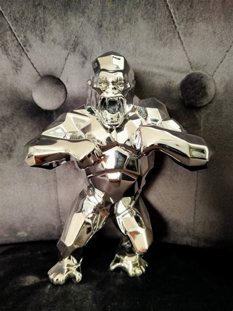 Richard Orlinski 1966 Kong Spirit Silver chrome édition Catawiki