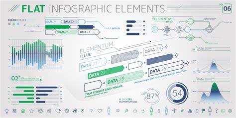 Cole o Incorporada Dos Elementos De Infographic Ilustração do Vetor