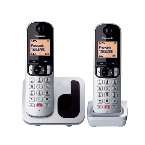 Tel Fono Panasonic Kx Tgc Sps Dect Duo Plata