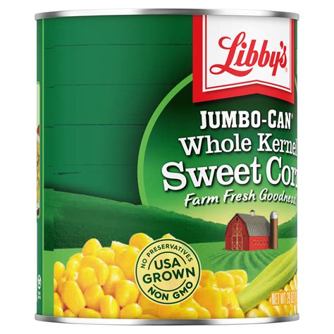 Libbys Whole Kernel Sweet Corn 100 Sweet Corn Naturally Sweet