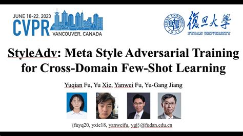 Cvpr Styleadv Meta Style Adversarial Training For Cross Domain