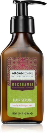 Arganicare Macadamia Hair Serum обновяващ серум за суха и увредена коса