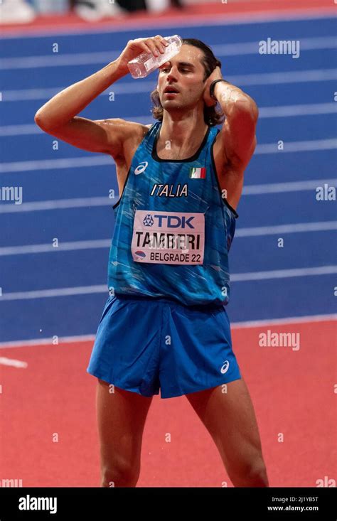 Gianmarco Tamberi ITA Competing In The Mens High Jump On Day Three Of