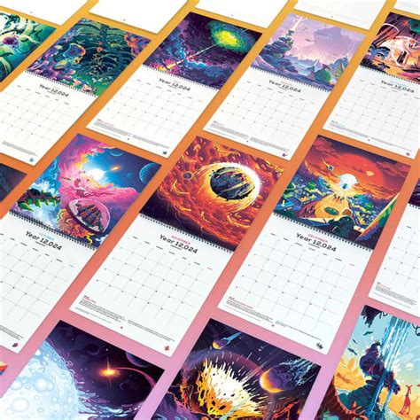 12,024 Human Era Calendar – Cosmic Creations – the kurzgesagt shop