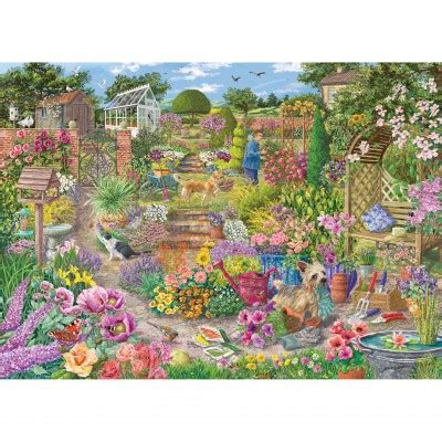 Puzzle Jardin en fleurs Gibsons G6368 1000 pièces Puzzles Forêts