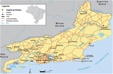 Mapas Do Estado Do Rio De Janeiro Fox Press™